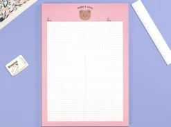 Camel Bear B5 Grid Notepad