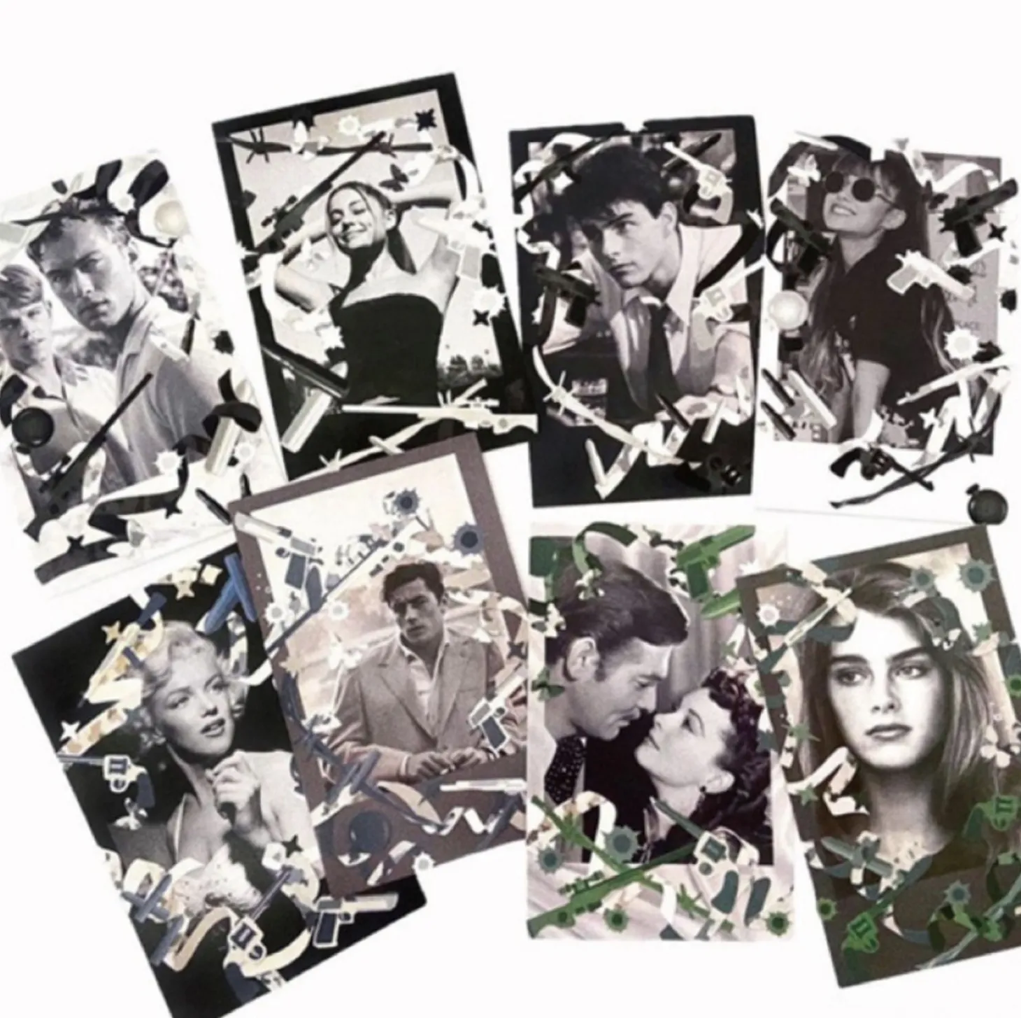 Camouflage Confetti Slim Sticker