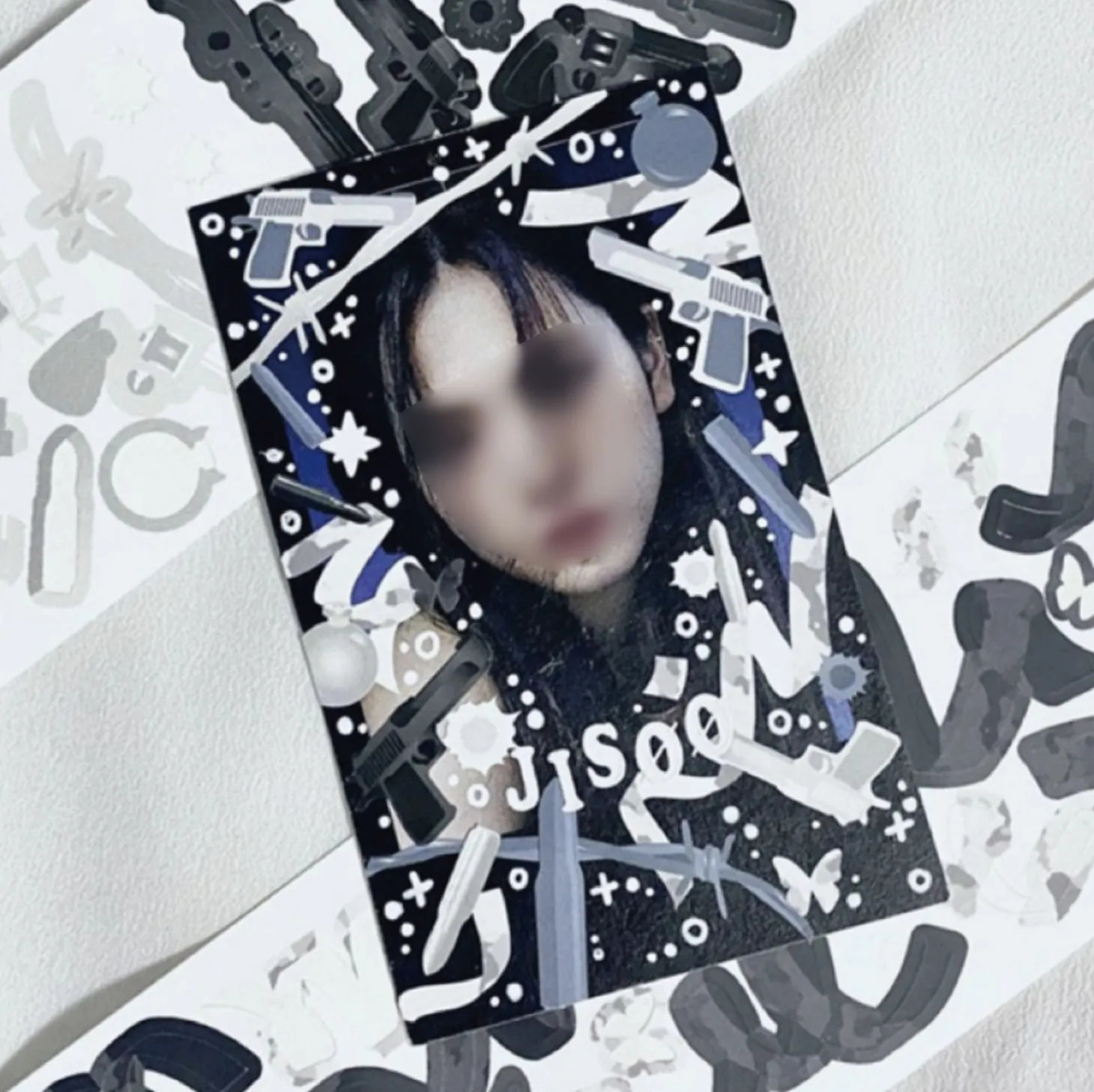 Camouflage Confetti Slim Sticker
