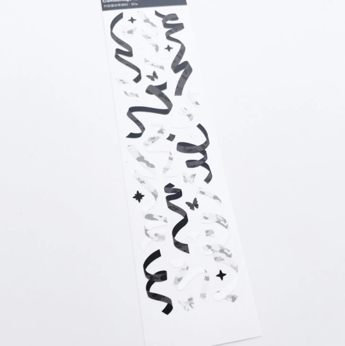Camouflage Confetti Slim Sticker