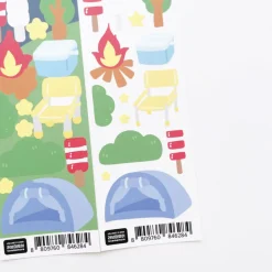 Camping Slim Sticker