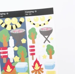 Camping Slim Sticker