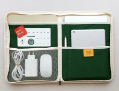 Canvas 13 in. Laptop Pouch + Mouse Pad Set