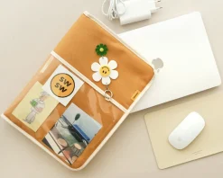 Canvas 13 in. Laptop Pouch + Mouse Pad Set
