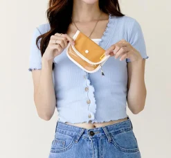 Canvas Slim Card Pouch