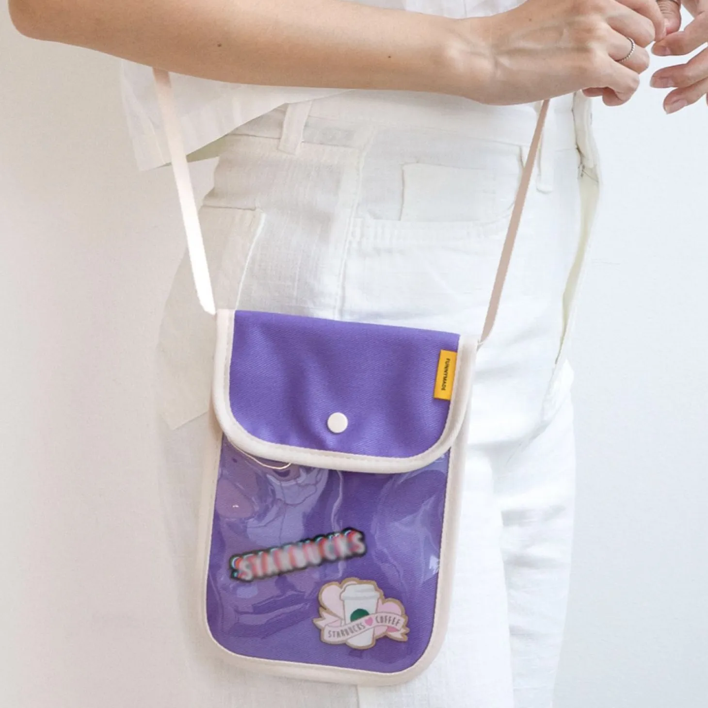 Canvas Slim Phone Crossbody Bag