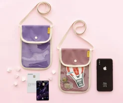 Canvas Slim Phone Crossbody Bag
