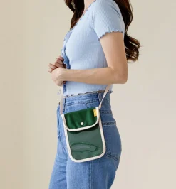 Canvas Slim Phone Crossbody Bag