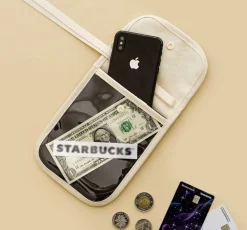 Canvas Slim Phone Crossbody Bag