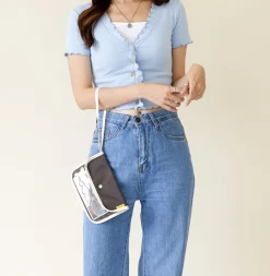 Canvas Slim Pocket Shoulder Bag