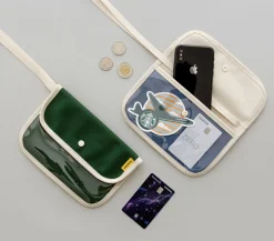 Canvas Slim Pocket Shoulder Bag