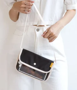 Canvas Slim Pocket Shoulder Bag