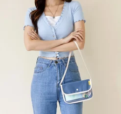 Canvas Slim Pocket Shoulder Bag