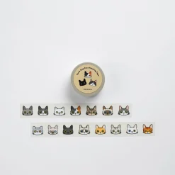 Cat & Dog Face Masking Tape