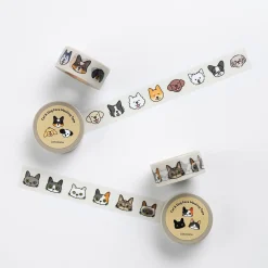 Cat & Dog Face Masking Tape