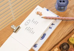 Cat & Dog Mini Grid Notebook