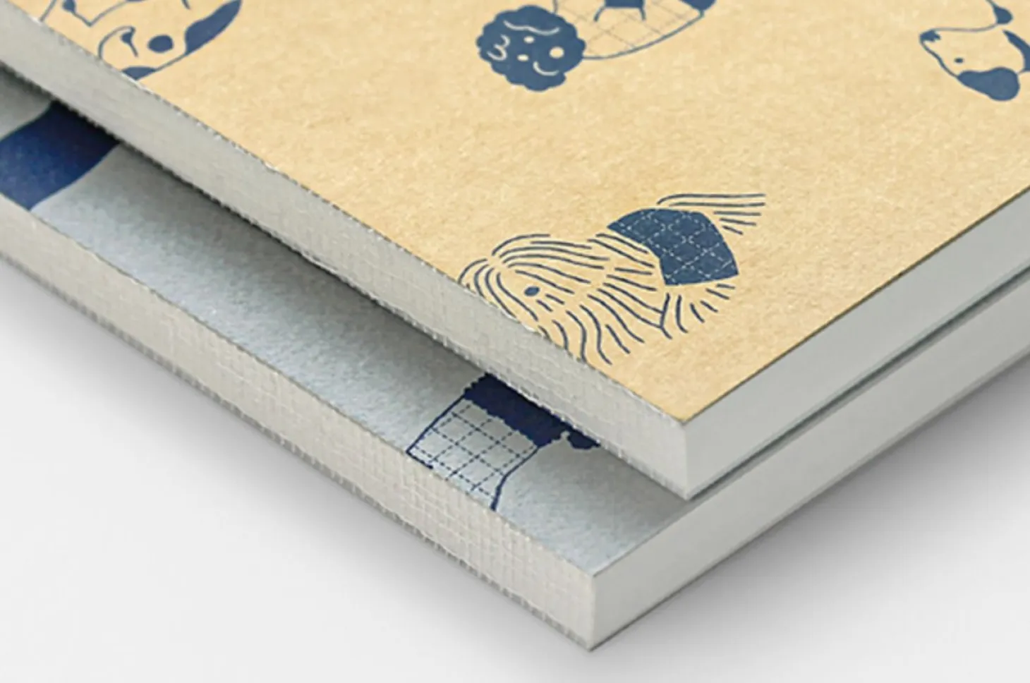 Cat & Dog Mini Grid Notebook
