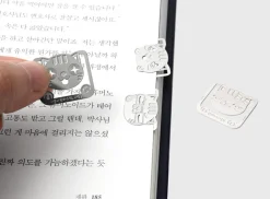 Cat Emoji Steel Bookmark