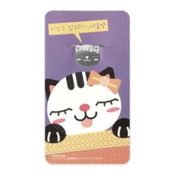 Cat Emoji Steel Bookmark