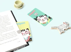 Cat Emoji Steel Bookmark