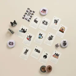Cat Face Double-sided Acrylic Clip