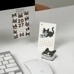 Cat Face Double-sided Acrylic Clip