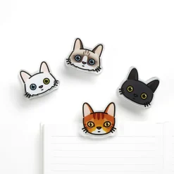 Cat Face Double-sided Acrylic Clip