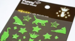 Cat Glow in Dark Deco Sticker
