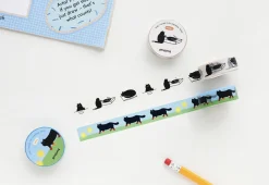 Cat Illustration Masking Tape