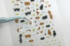 Cat Nail Deco Sticker