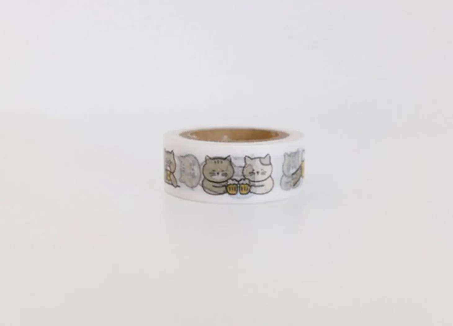 Cat's Beer Time Masking Tape