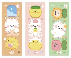 Cat's Daily Life Removable Sticker