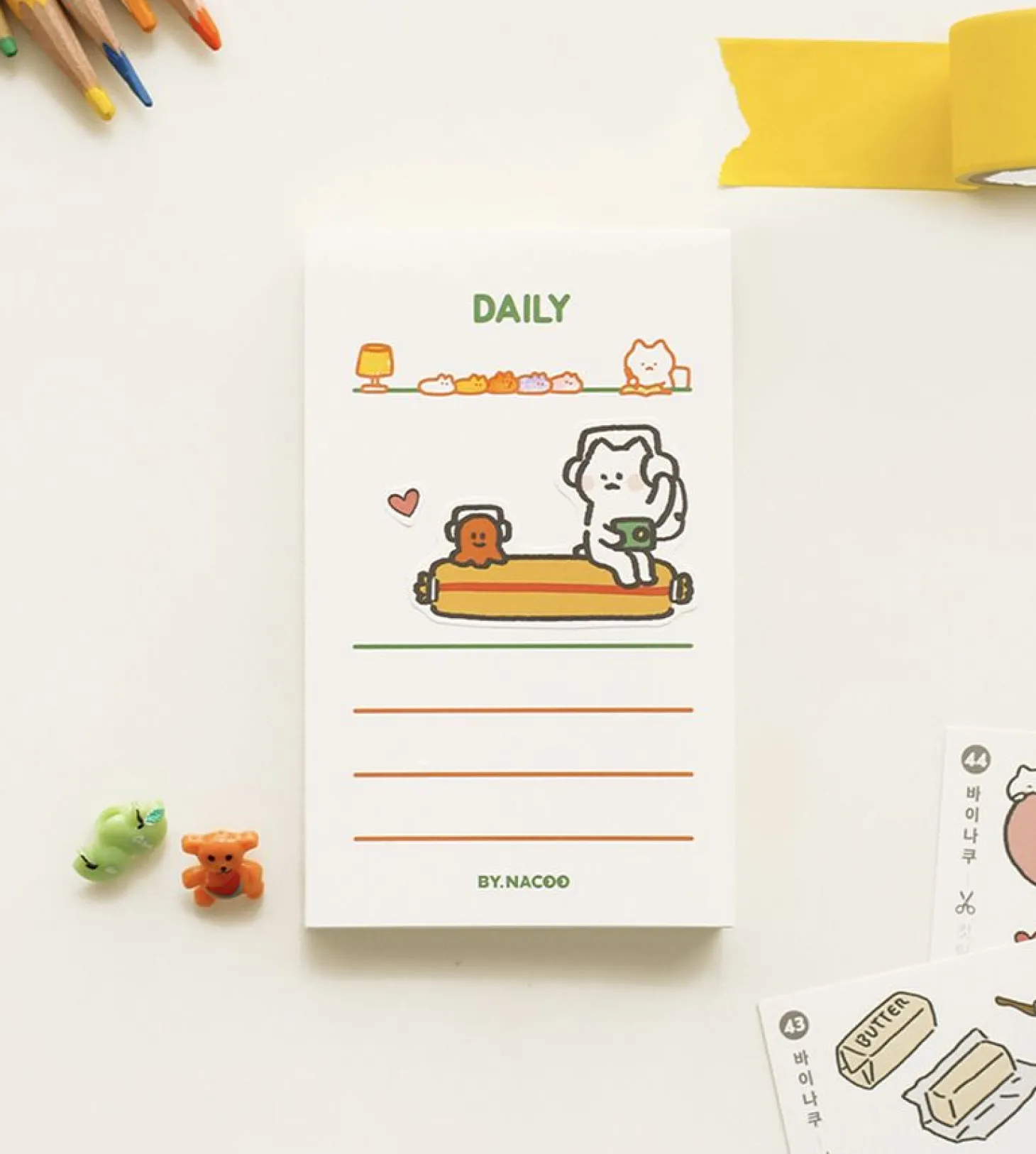 Cat Themed Notepad