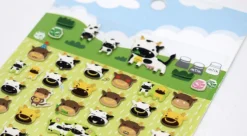 Cattle Emoji Puffy Sticker