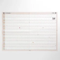 2026 Cat Yearly Calendar Poster