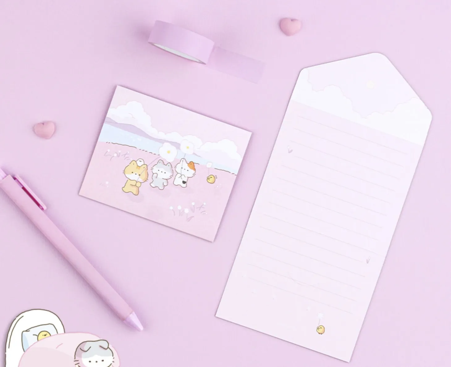 Ccoso Kitty Folding Card Set