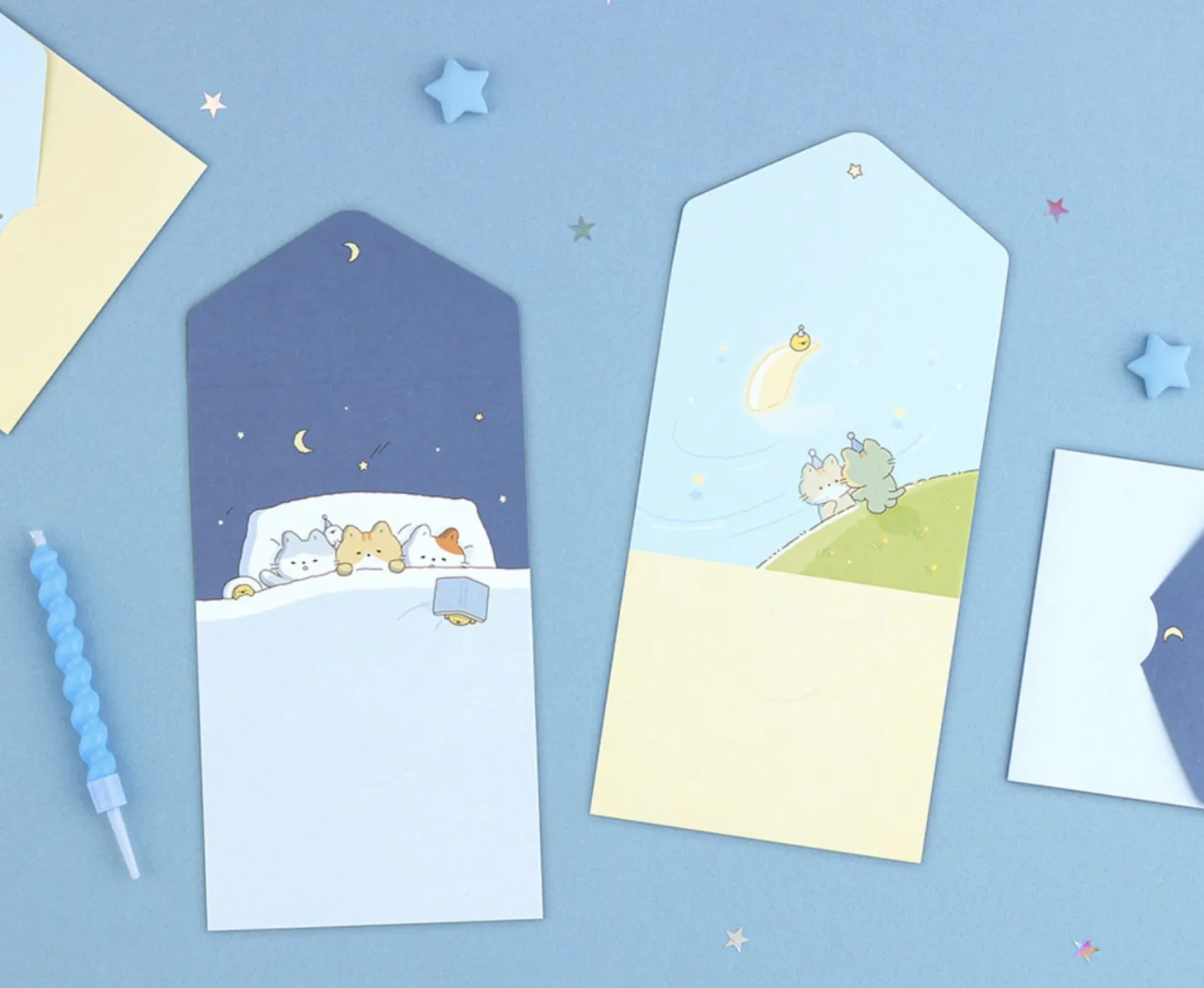 Ccoso Kitty Folding Card Set