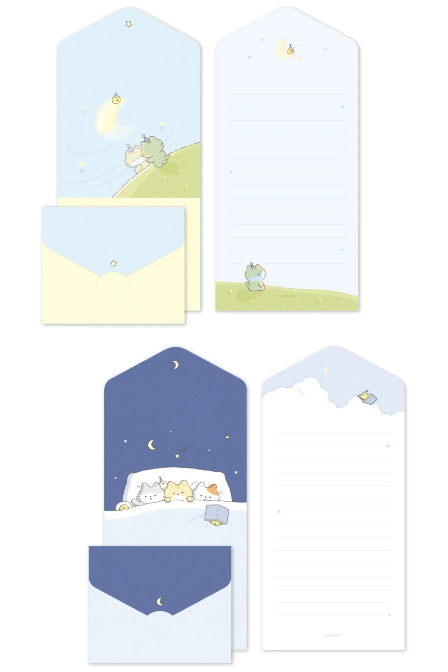 Ccoso Kitty Folding Card Set