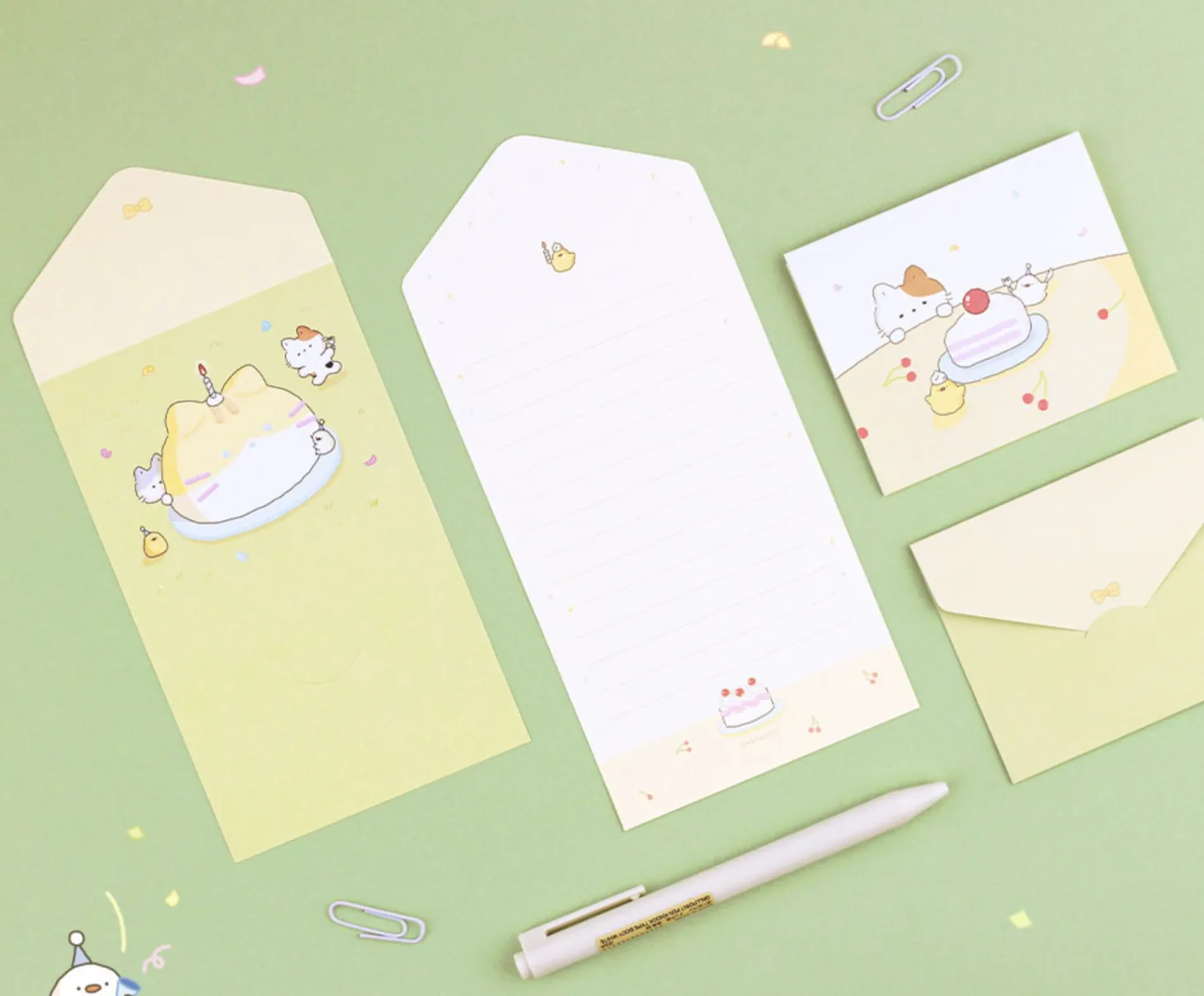 Ccoso Kitty Folding Card Set