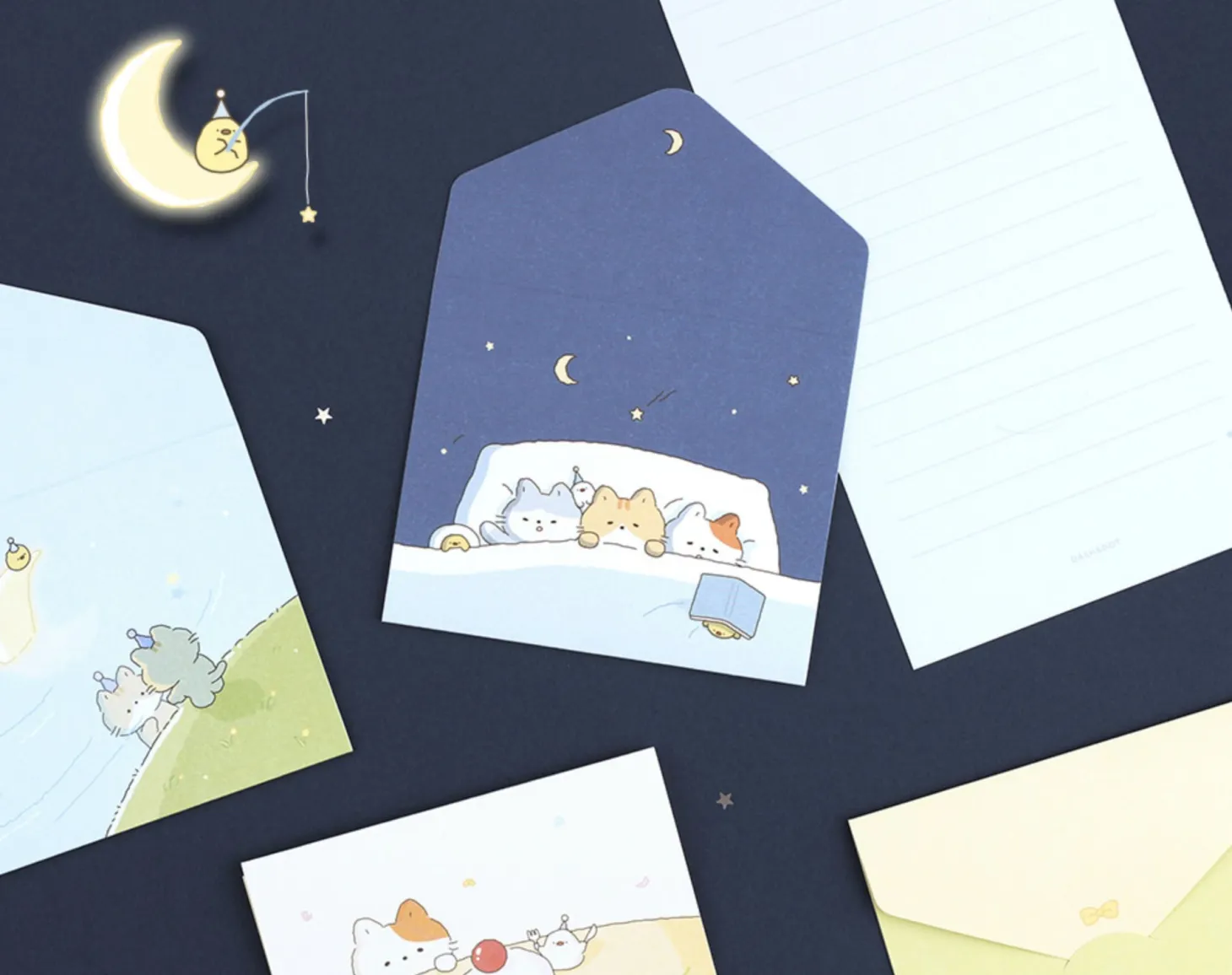 Ccoso Kitty Folding Card Set