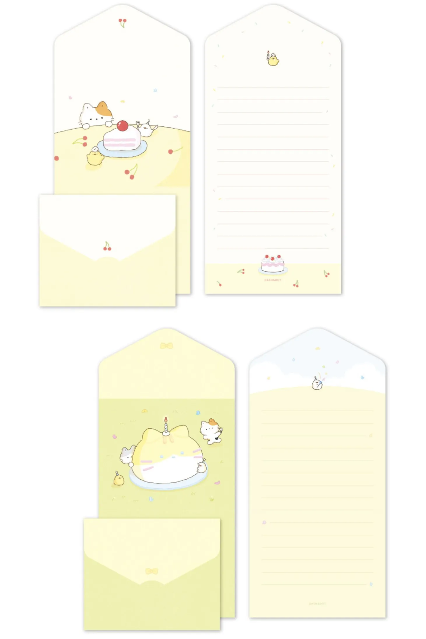 Ccoso Kitty Folding Card Set