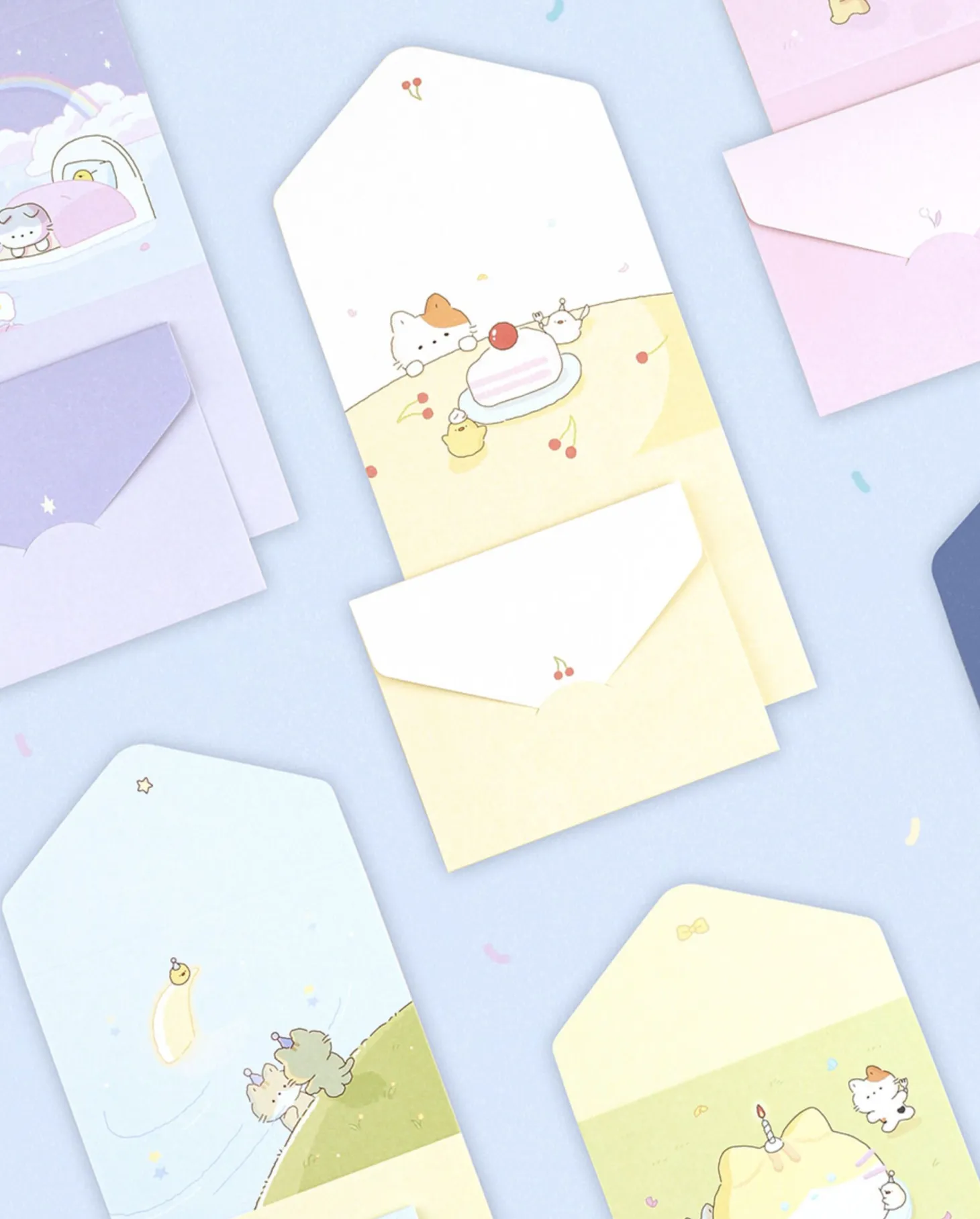 Ccoso Kitty Folding Card Set