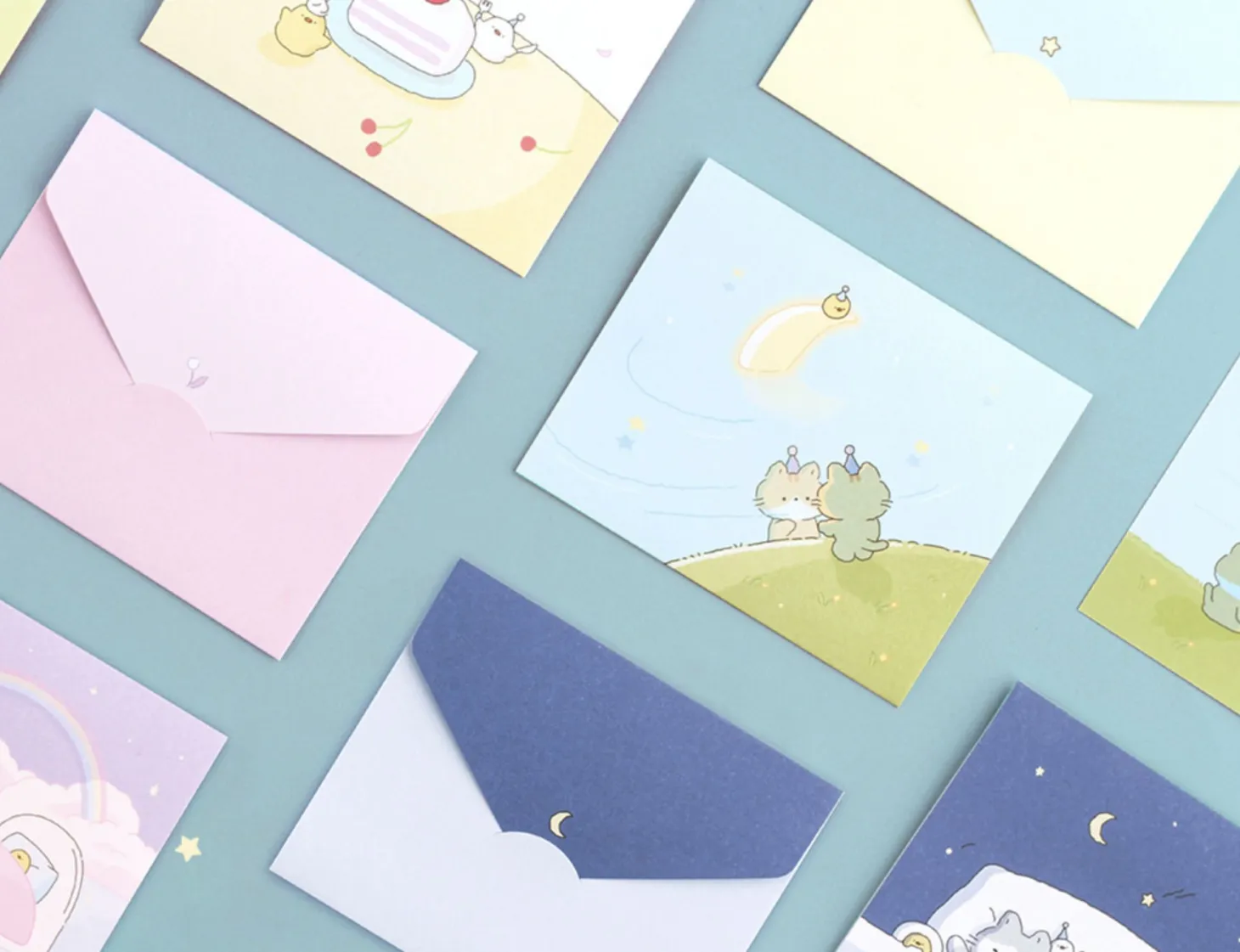 Ccoso Kitty Folding Card Set