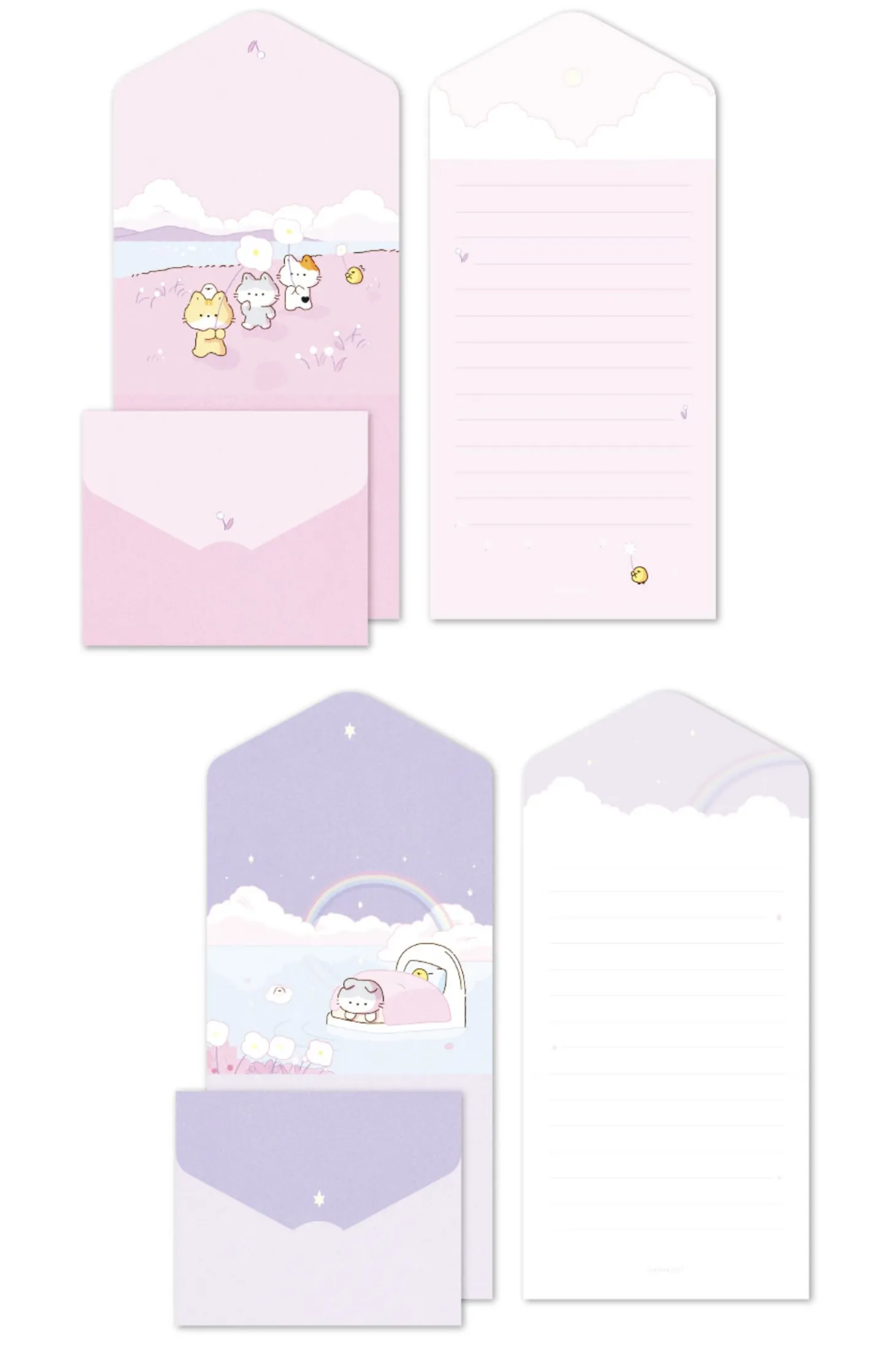 Ccoso Kitty Folding Card Set