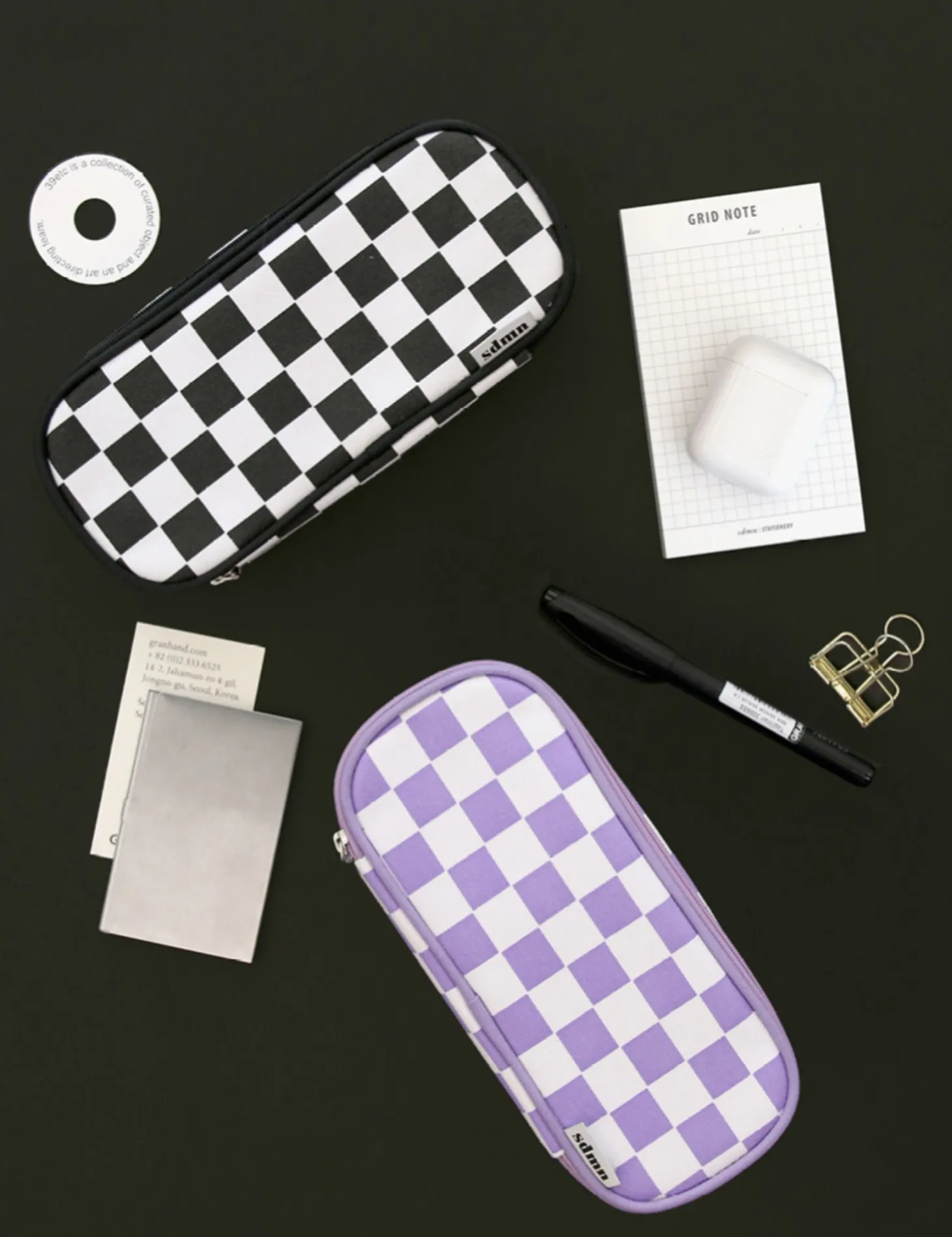 Checkerboard Multi Pouch