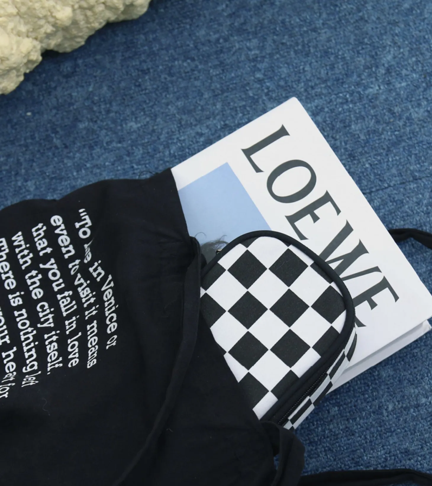Checkerboard Multi Pouch