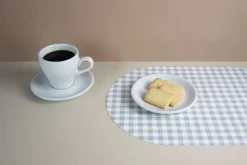 Checkered Vegan Leather Placemat