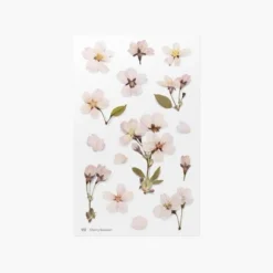 Cherry Blossom Pressed Flower Sticker