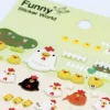 Chicken Emoji Puffy Sticker