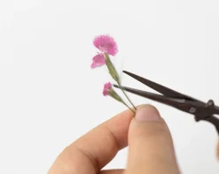 China Pink Pressed Flower Sticker